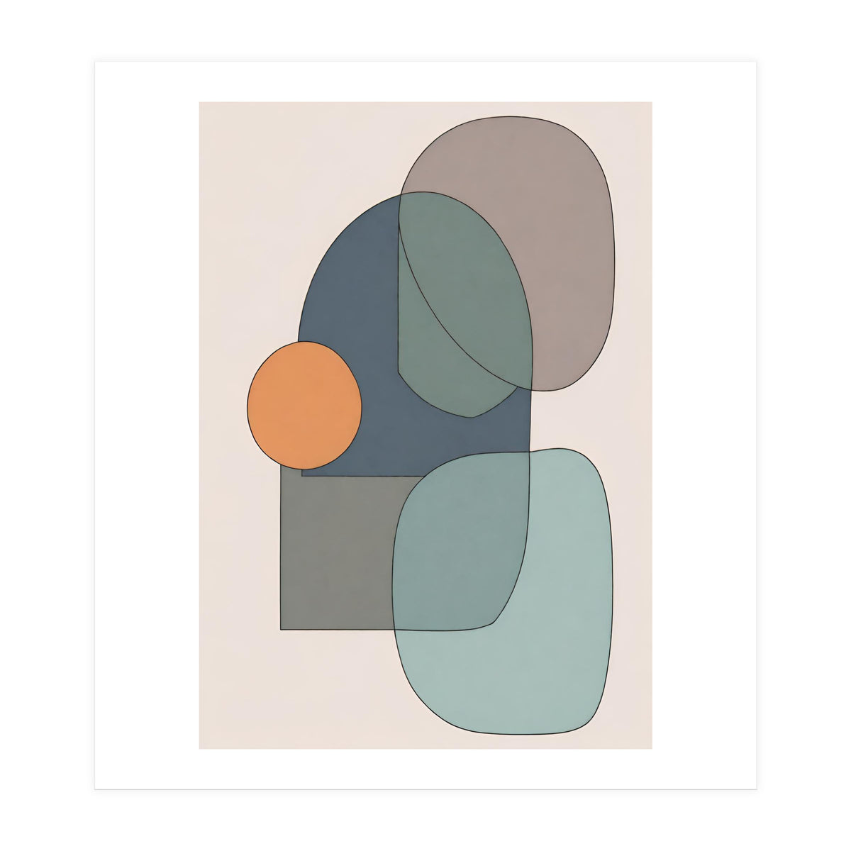 Peaceful Abstract (Print Only)