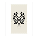 Minimalist Laurel Wreath: Botanical Line Art (Print Only) thumbnail