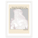 Idealised Portrait of a Young Woman as Flora – Bartolomeo Veneto (ascii art) thumbnail