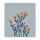 Orange and Pink Flowers (Print Only) thumbnail
