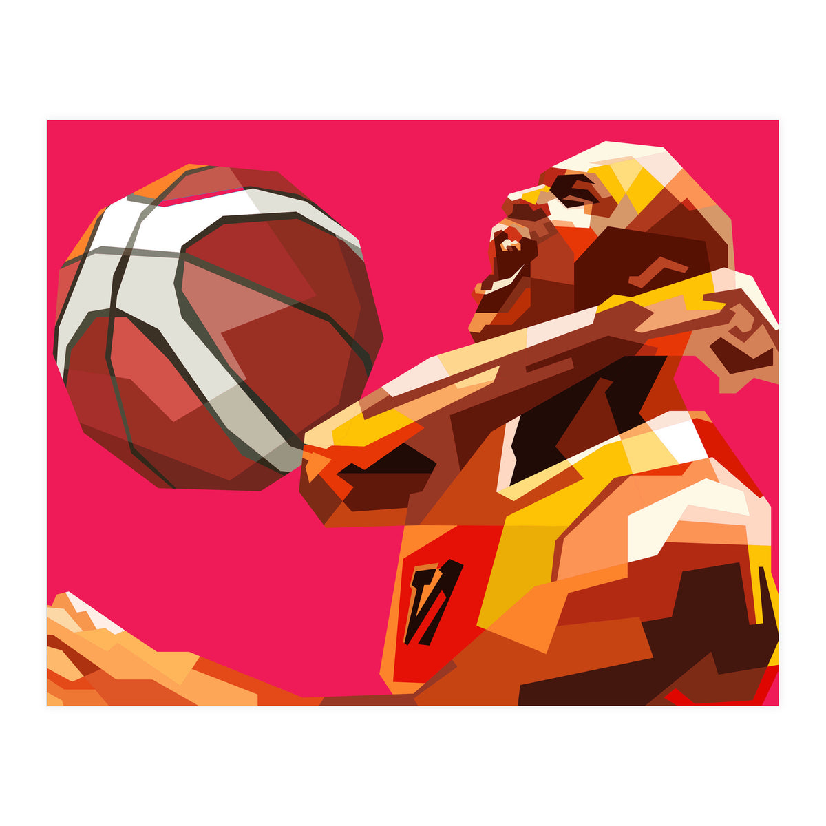 Magic Johnson Retro Sport NBA (Print Only)