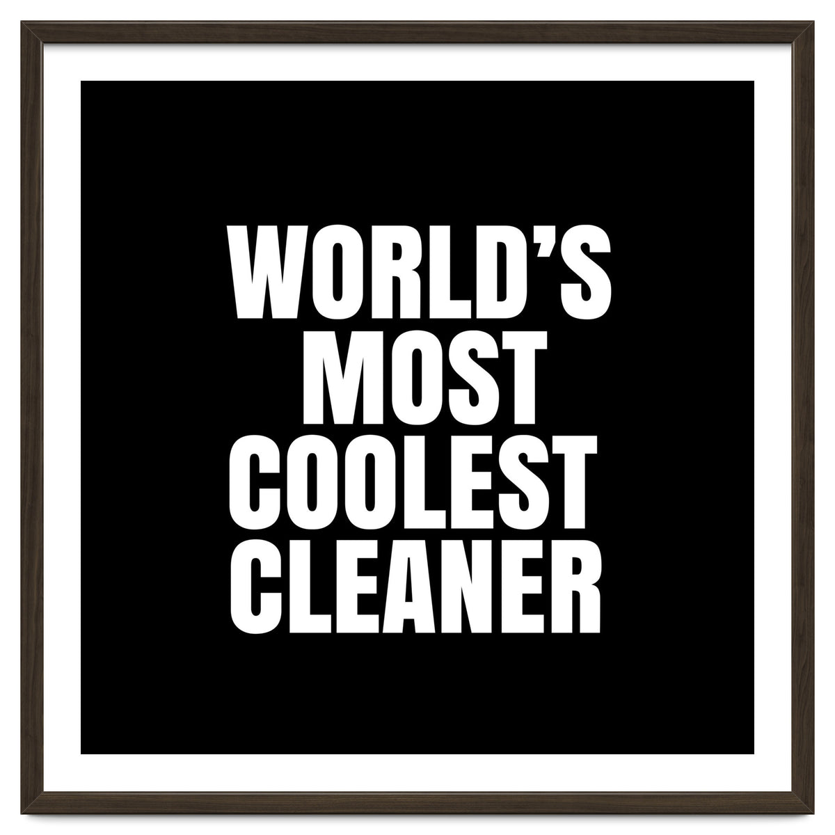 World's most coolest cleaner