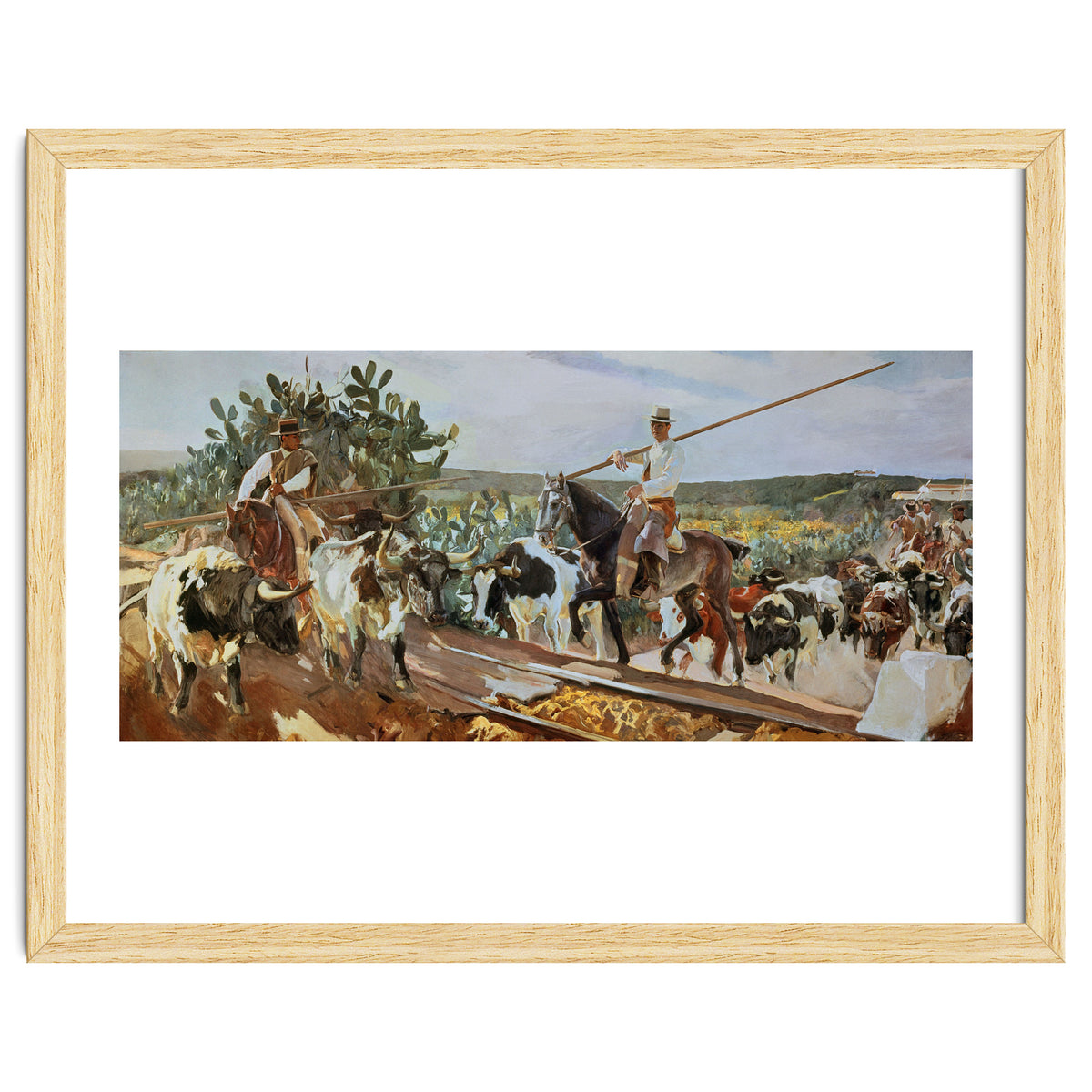 'Andalusia, The Round Up', 1914, Oil on canvas, 358 x 766,5 cm.