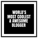 World's most coolest and awesome blogger thumbnail