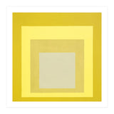 JOSEF ALBERS - HOMAGE TO THE SQUARE YELLOW WHITE (Print Only) thumbnail