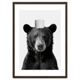 Bear, Toilet Paper Crown, Nursery Animal Art for Children thumbnail
