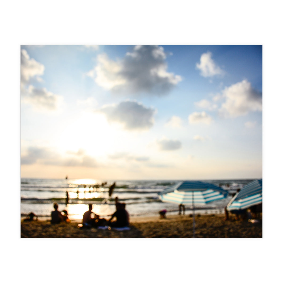 Late afternoon at the beach (Print Only)