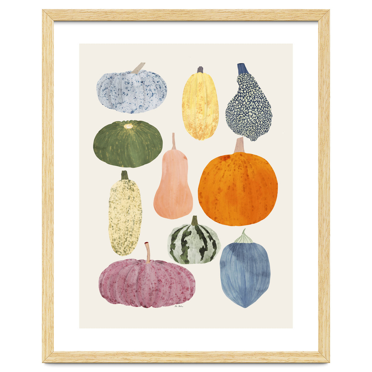 Still Life Of Pumpkins