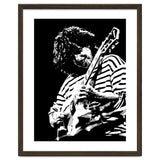 Pat Metheny American Jazz Guitarist Legend in Monochrome 3 thumbnail