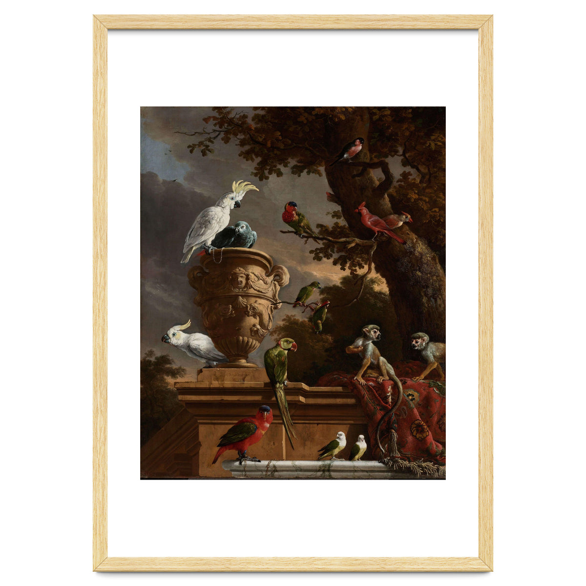 The Menagerie. The Managerie. Dating: c. 1690. Measurements: h 135 cm × w 116.5 cm.