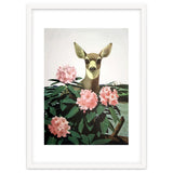 Japan, Doe in Blossom Bush thumbnail