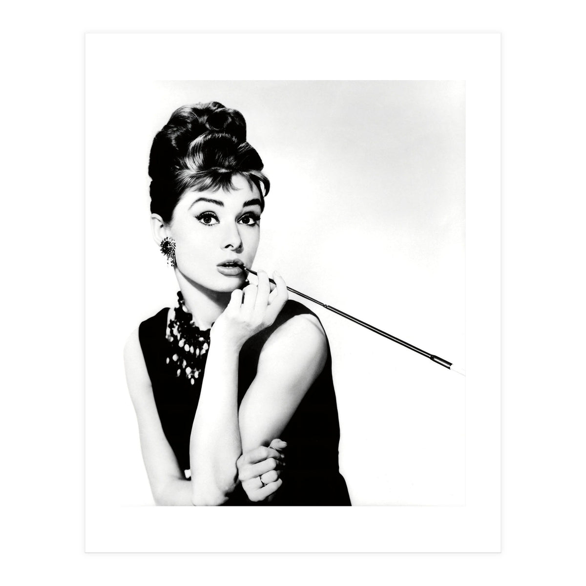 AUDREY HEPBURN in BREAKFAST AT TIFFANY'S (1961), directed by BLAKE EDWARDS. (Print Only)