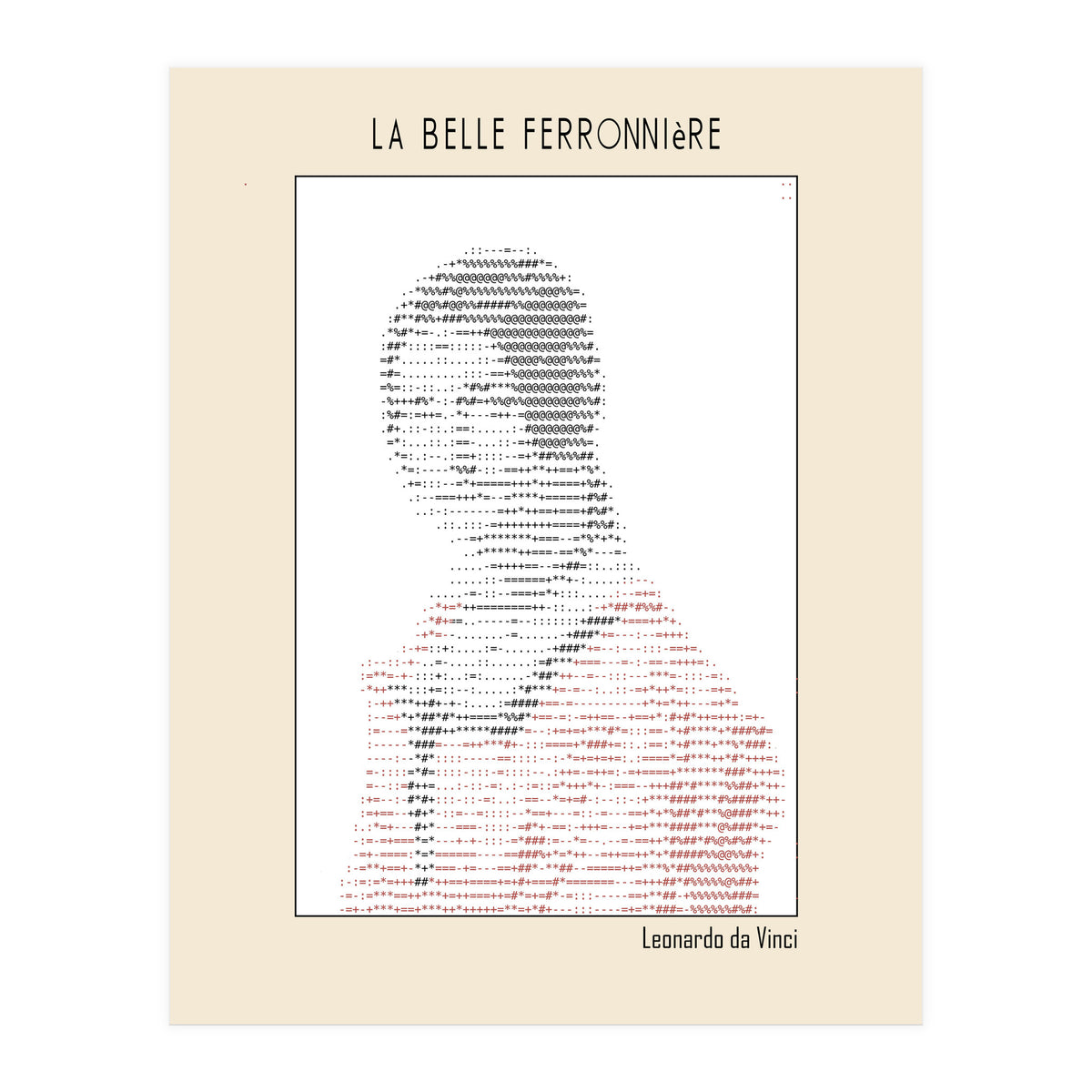 La Belle Ferronnière (portrait Of A Lady From The Court Of Milan) (Print Only)