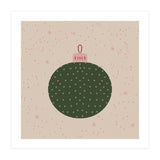 Christmas globe with snowflakes (Print Only) thumbnail