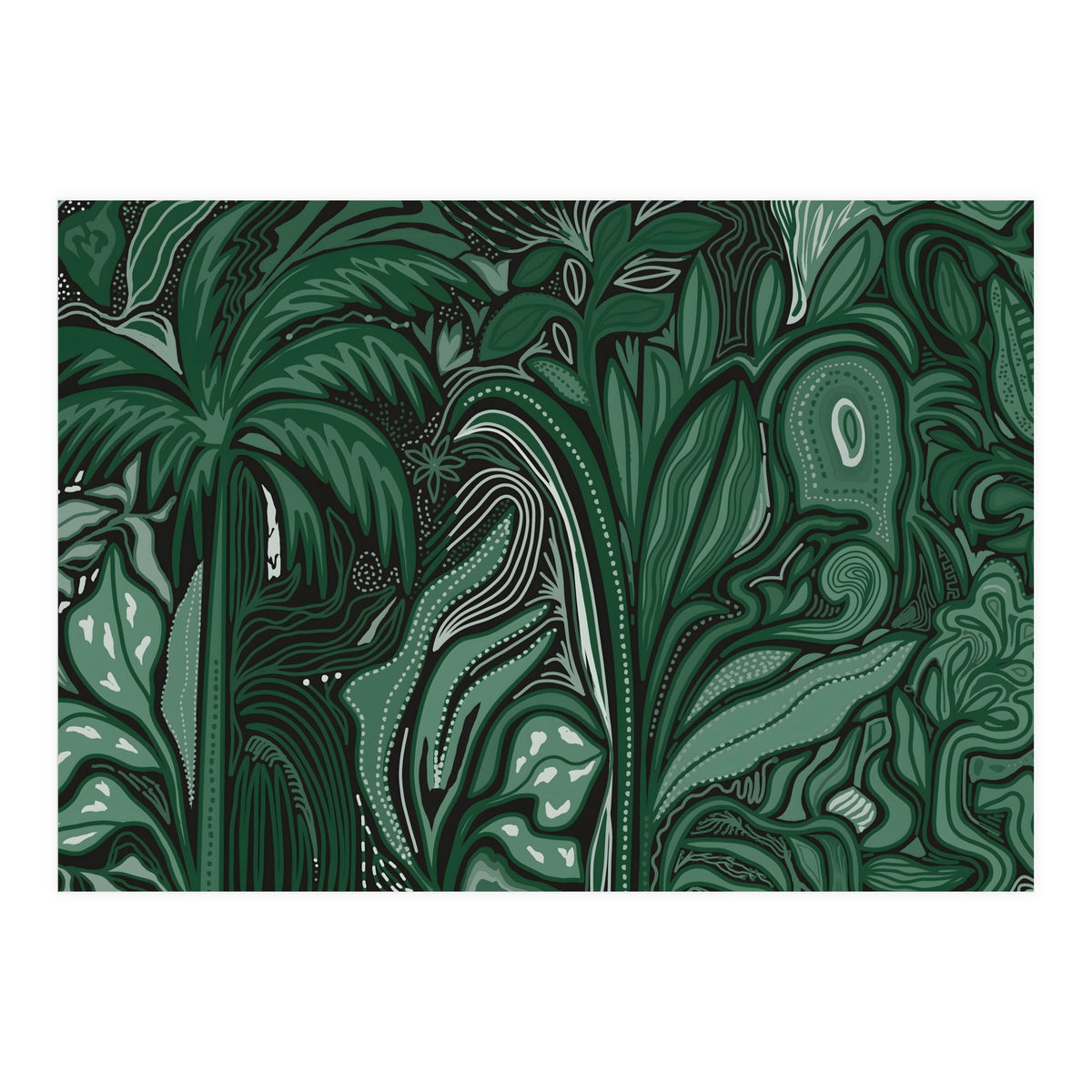 Noctiverdis magnifolia arcana tropical green (Print Only)