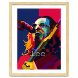Geddy Lee RUSH Singer Pop Art WPAP thumbnail