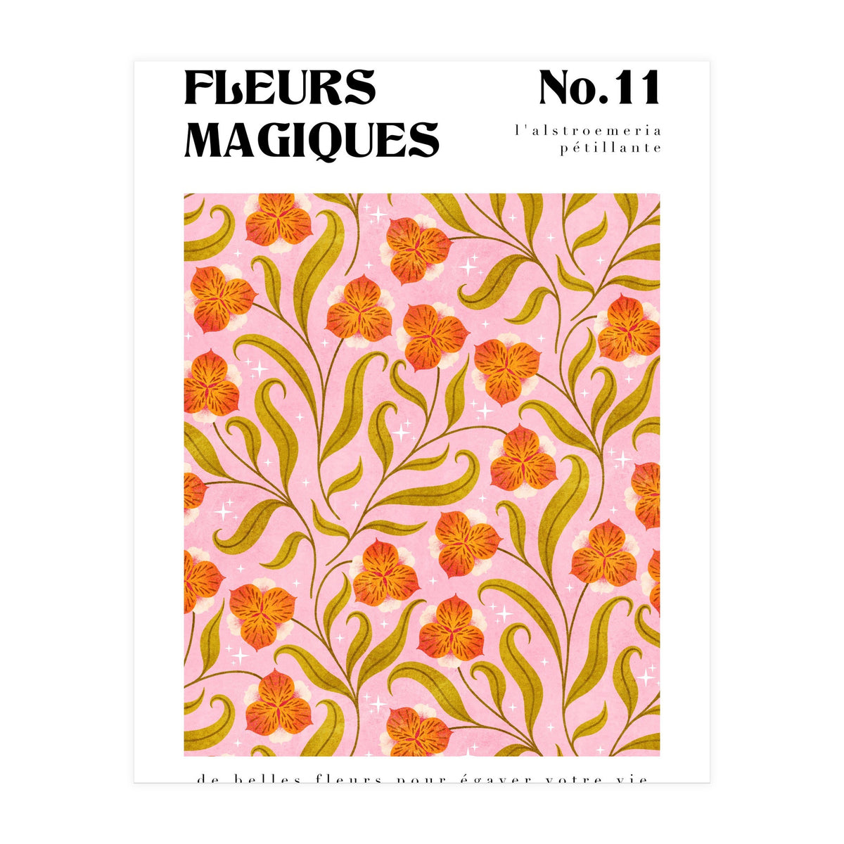 Magical Flowers No.11 Alstroemerias Print (Print Only)