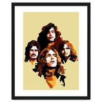 Retro Led Zeppelin Rock Blues Music