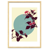 Pink flowers on a blue moon thumbnail