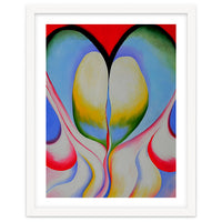 Georgia O’Keeffe – Series 1, No. 8 (1918) | Expressive Abstract Watercolor of Organic Rhythm and Modernist Form