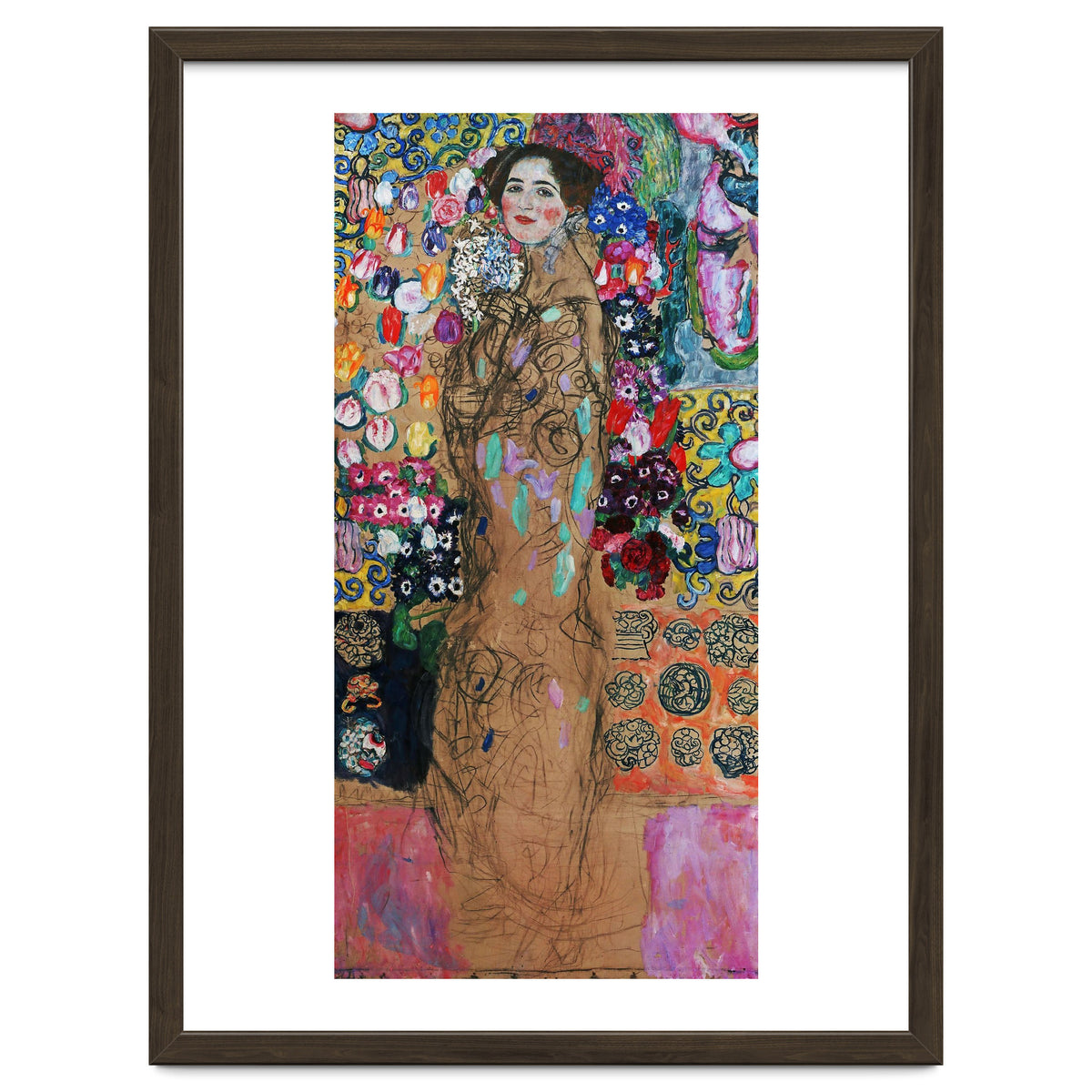 Gustav Klimt / 'Retrato de Maria Munk', 1917, Oil on canvas, 180 x 90 cm.