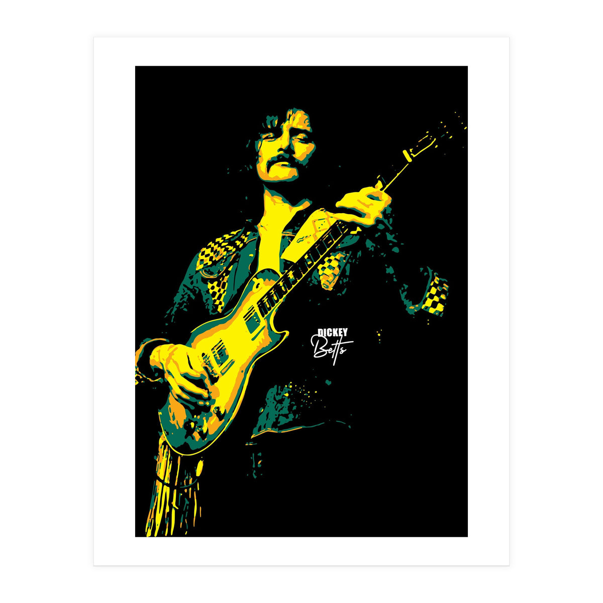 Dickey Betts American Rock Guitarist Legend 2 (Print Only)