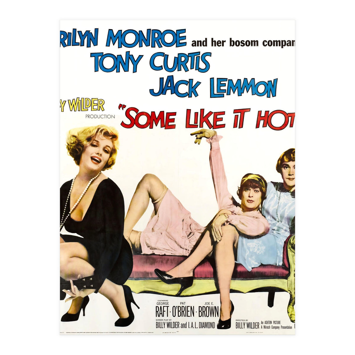 SOME LIKE IT HOT (1959), directed by BILLY WILDER. (Print Only)