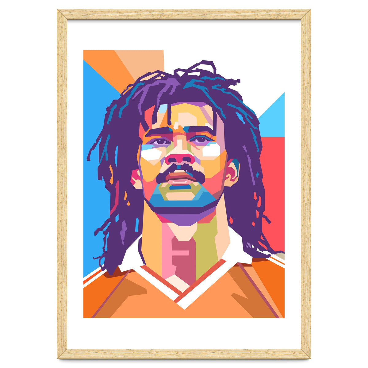 Ruud Gullit pop art portrait