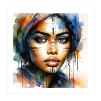 Tribal Muse Portrait (Print Only)