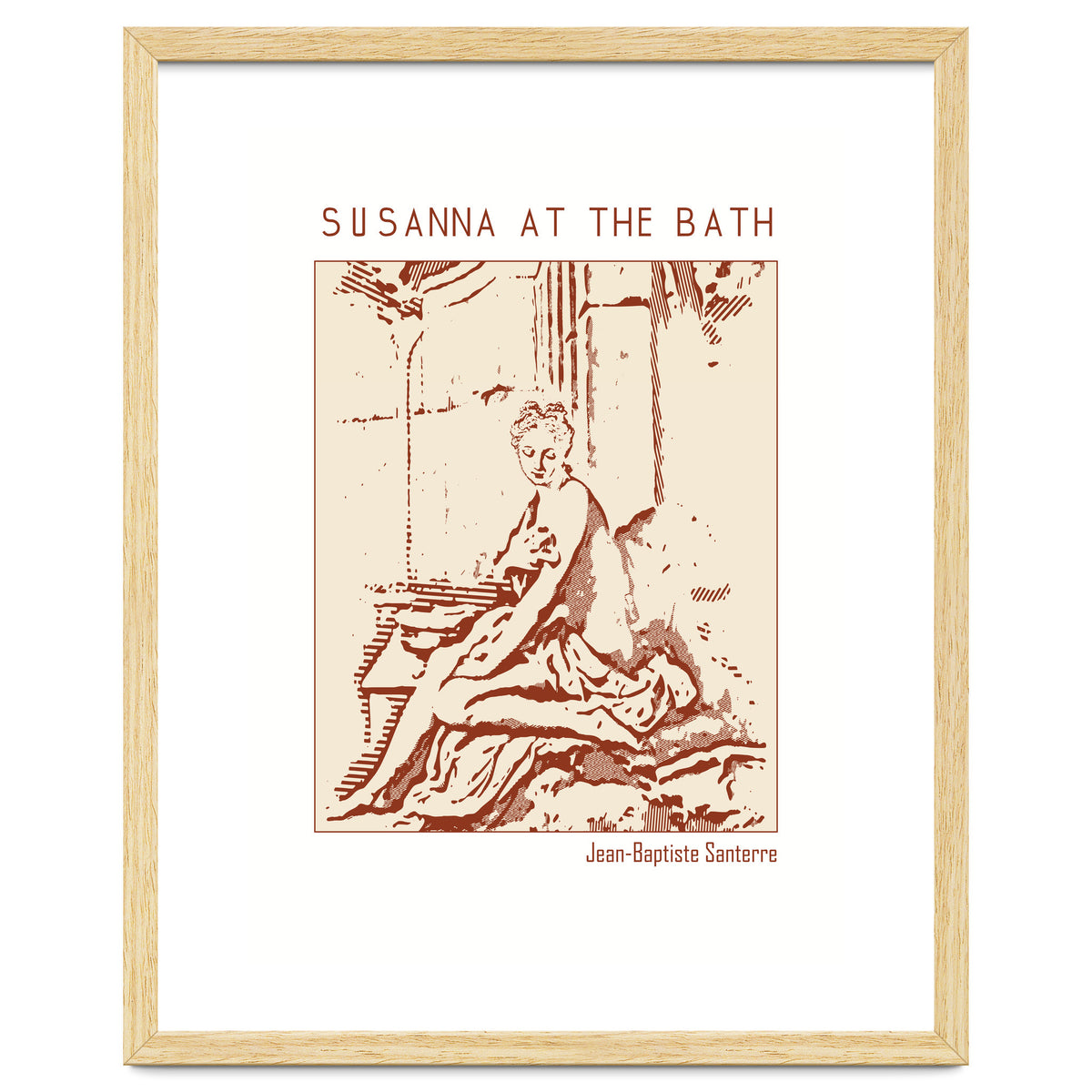 Susanna At The Bath – Jean Baptiste Santerre