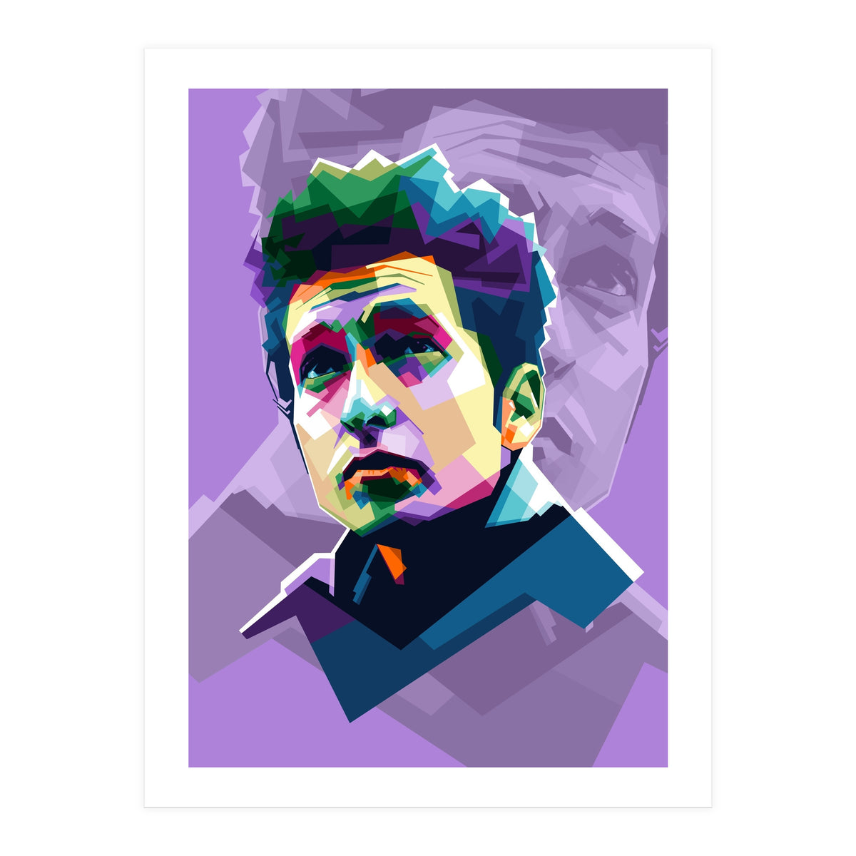 Bob Dylan Pop Art WPAP (Print Only)