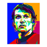 Paolo Maldini Italian Classic Football WPAP (Print Only) thumbnail