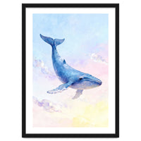Flying Whale in the Clouds