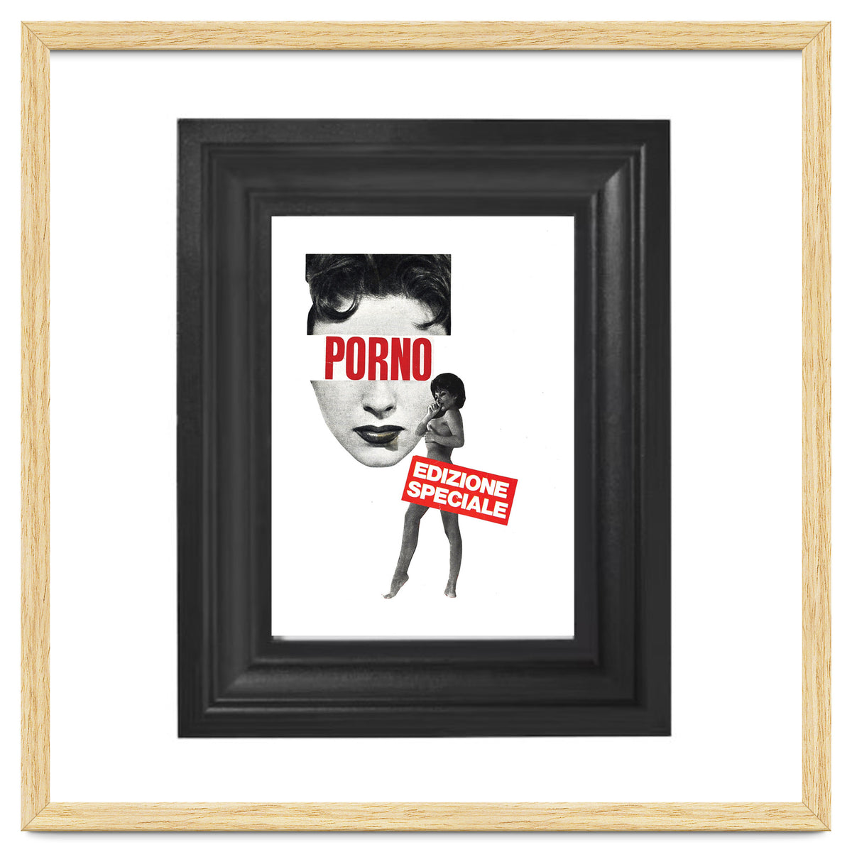 Porno Special Edition - Print of Paper Collage