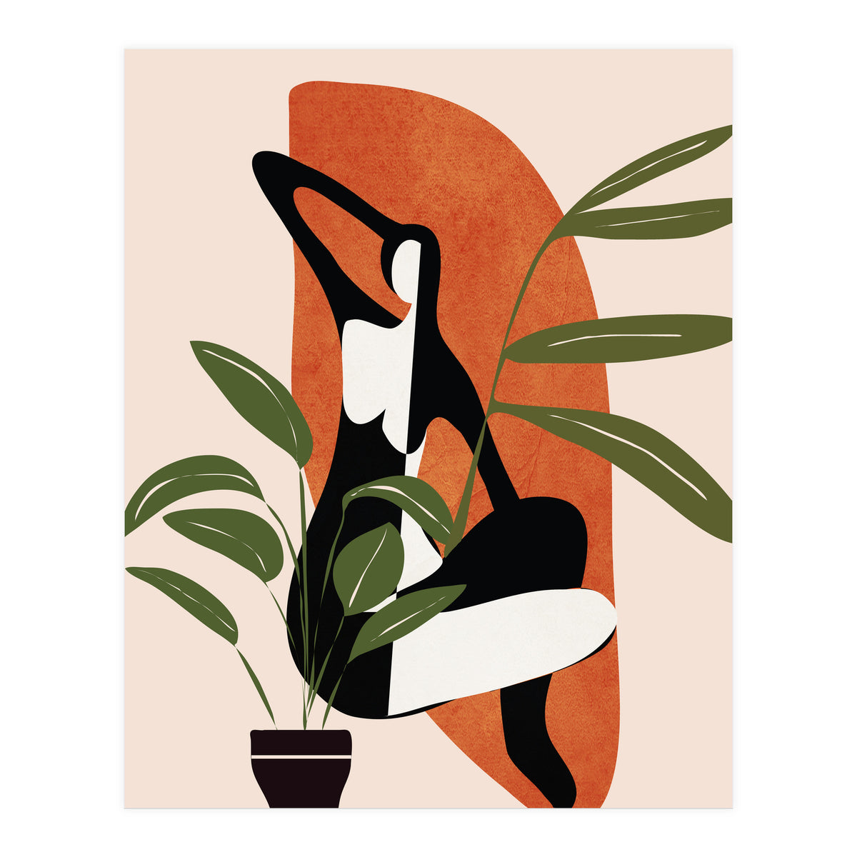 Abstract Female Figure (Print Only)