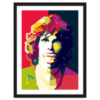 Jim Morrison Legendary Rock Pop Art WPAP