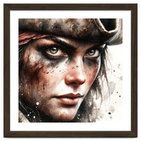 Fierce Pirate Captain Portrait