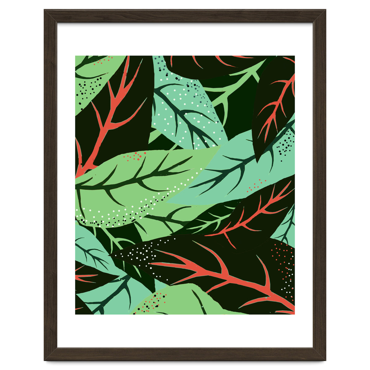 The Dark Jungle | Mystery Eclectic Forest | Maximalist Rainforest Nature Botanical Plants