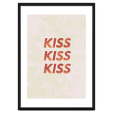 Kiss Kiss Kiss Love Typography thumbnail