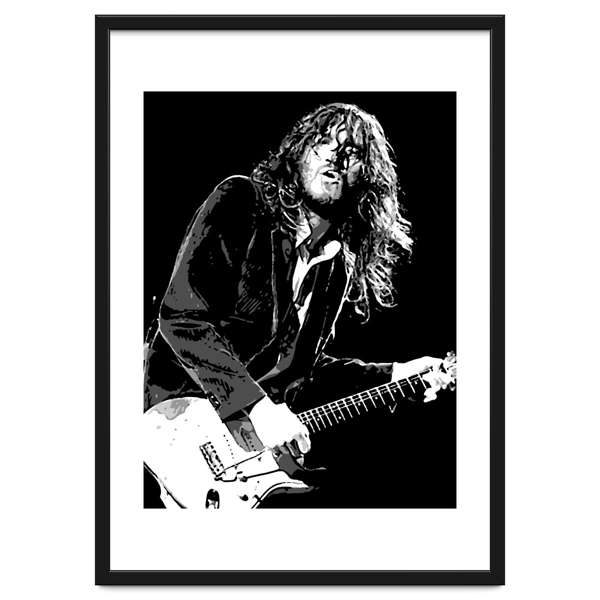 John Frusciante American Musician Legend in Monochrome