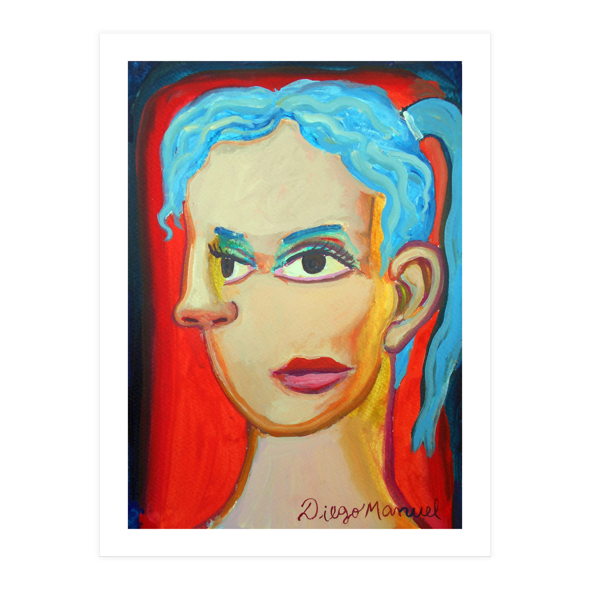 Cabeza De Mujer 25 (Print Only)