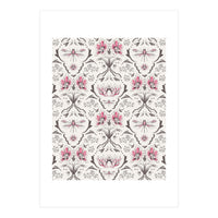 Bohemian Garden Pink Pattern (Print Only)