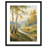 Golden Autumn Birch: A Riverside Walk thumbnail