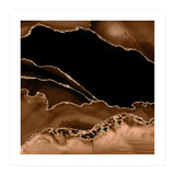 Brown & Gold Agate Texture 14 (Print Only) thumbnail
