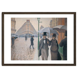 Gustave Caillebotte: Rue de Paris, temps de pluie - Paris Street in Rainy Weather, 1877. thumbnail