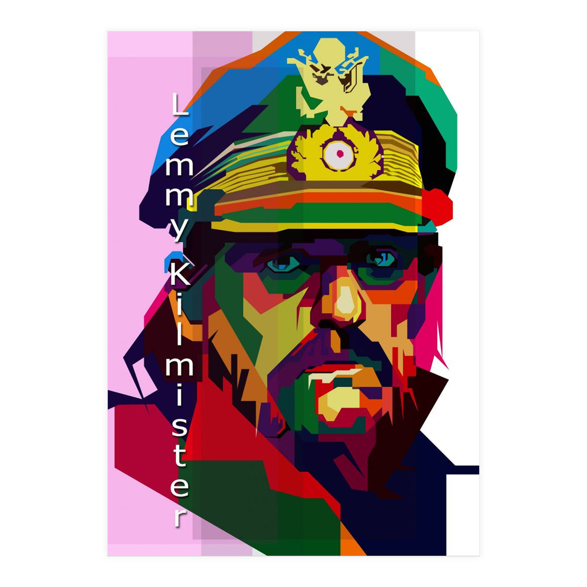 Lemmy Kilmister Motorhead English Metal Pop Art Wpap (Print Only)