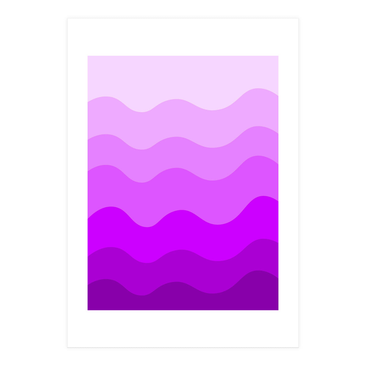 Purple gradient design (Print Only)