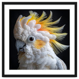 Beautiful Cockatoo Parrot Portrait Headshot thumbnail
