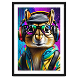 A Chipmunk In Headphones And Glasses thumbnail