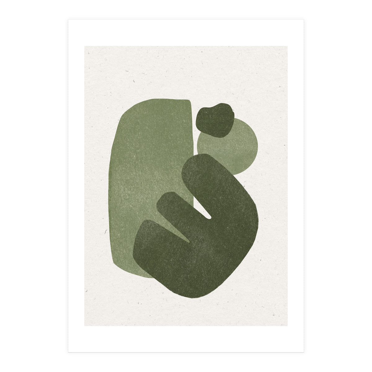 GREEN SHAPES NO.1 (Print Only)